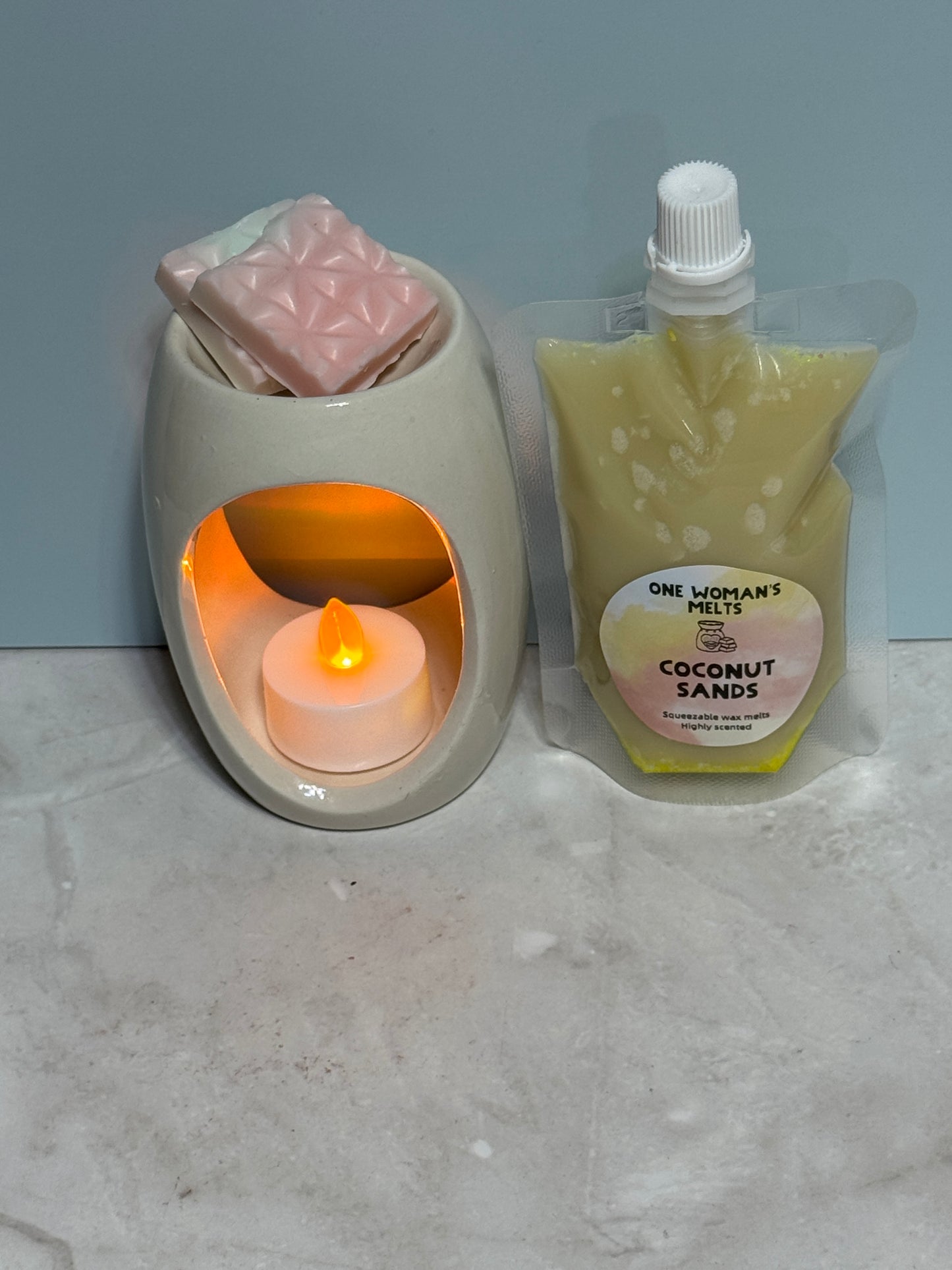 squeezable wax melts