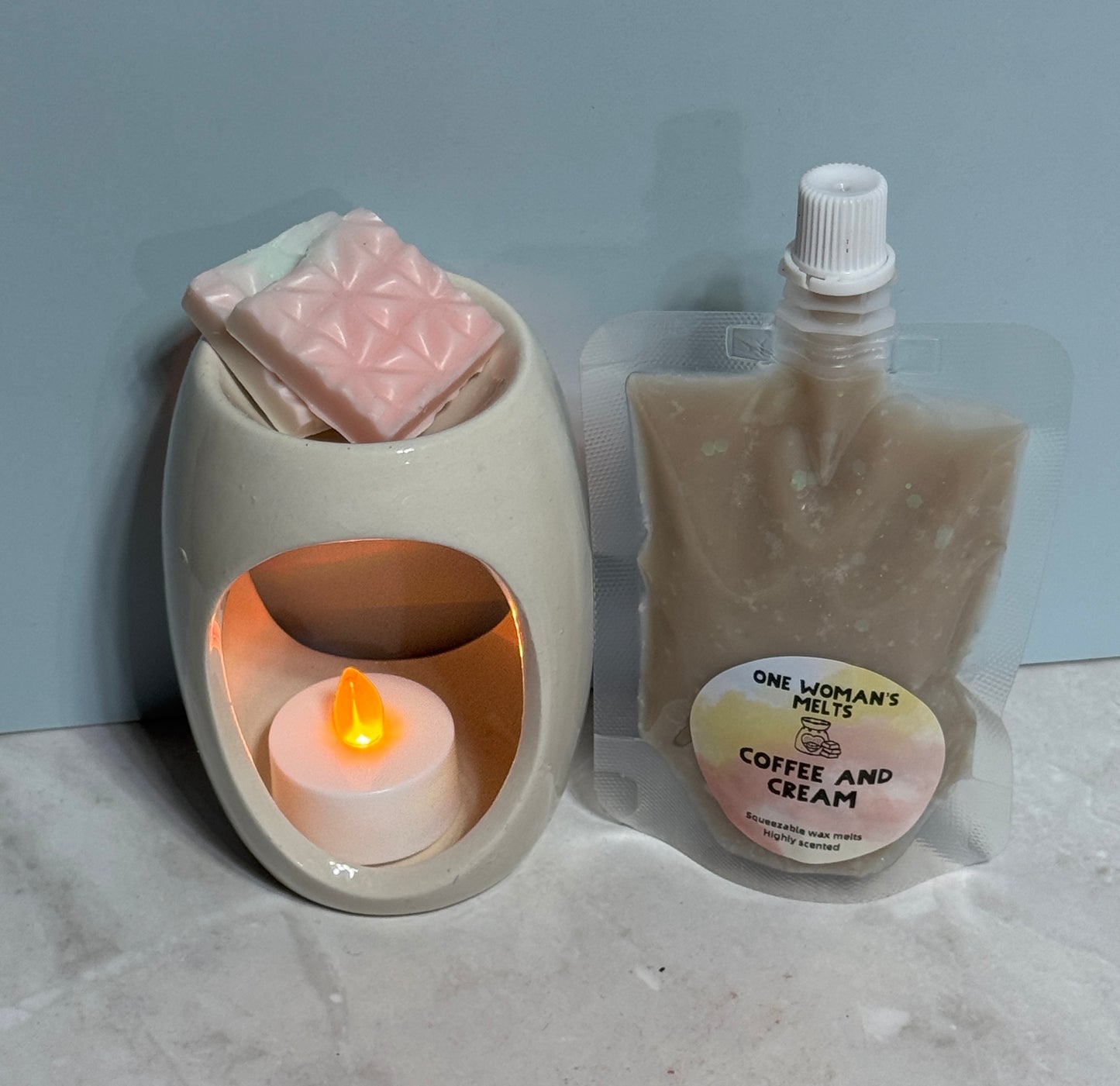 squeezable wax melts