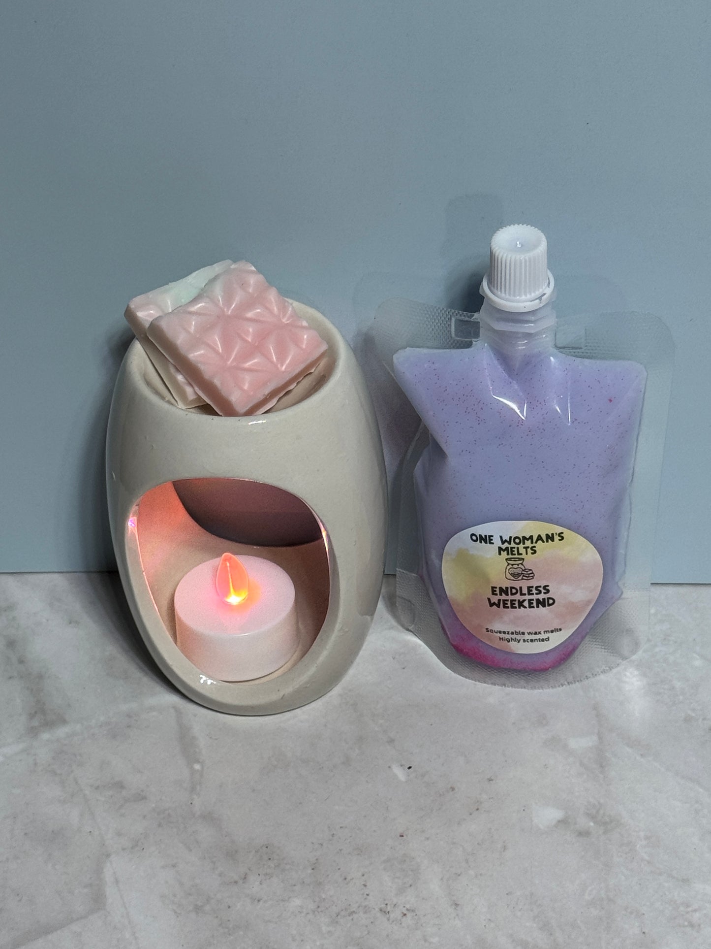 squeezable wax melts