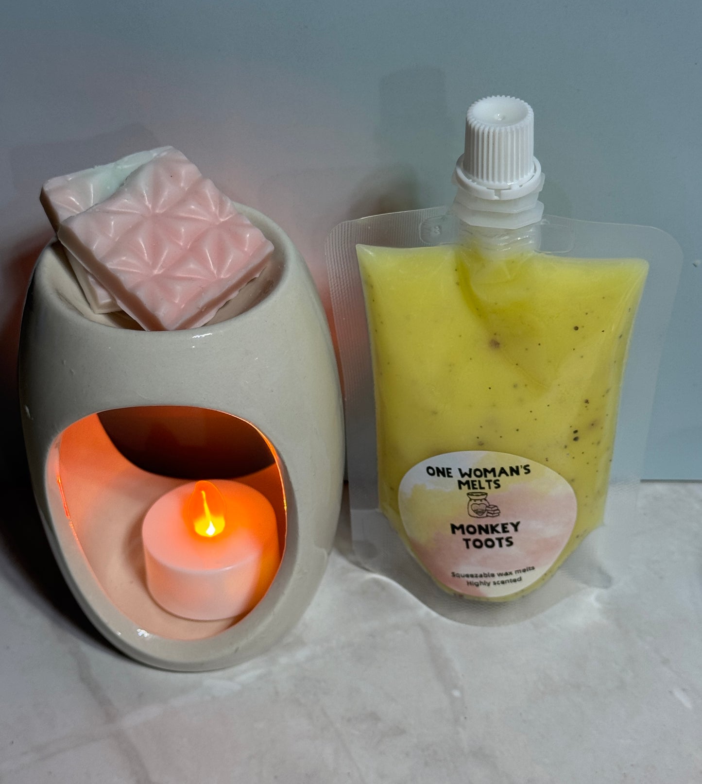 squeezable wax melts